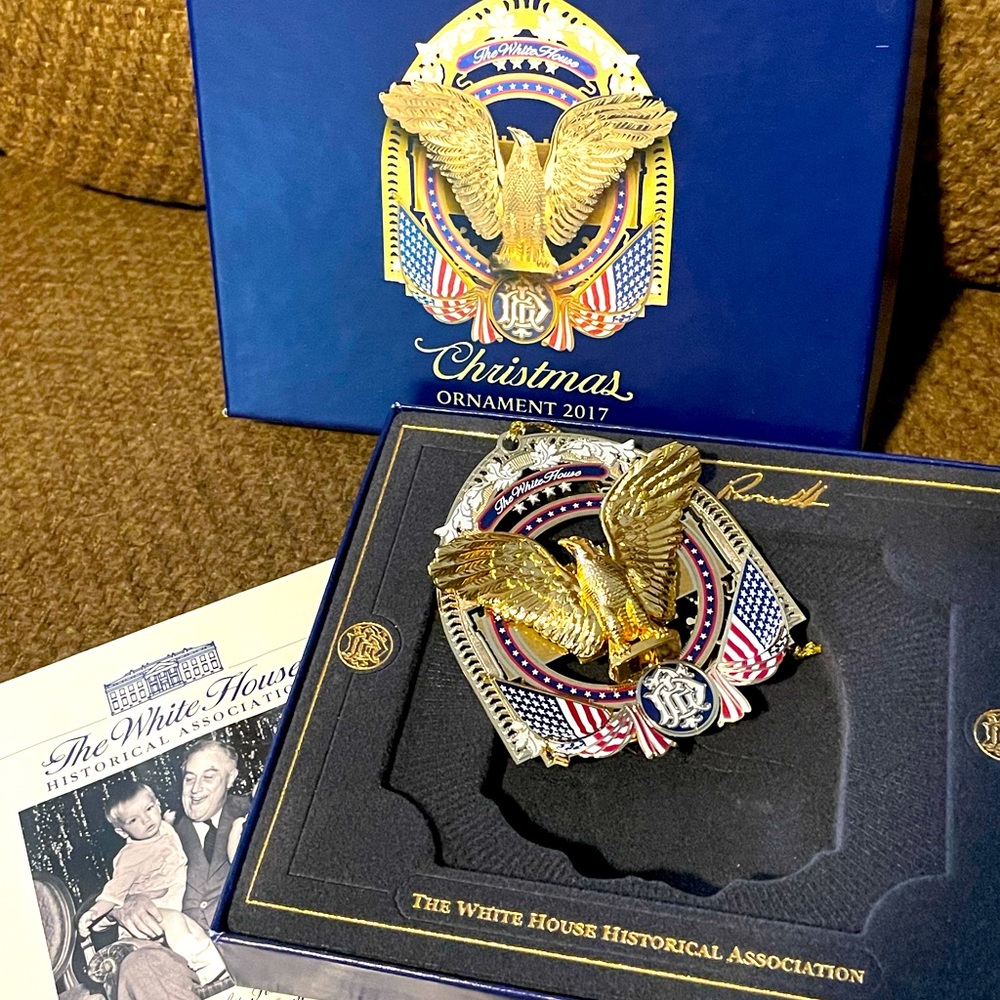 The White House Historical Association ornament of the bald eagle.
